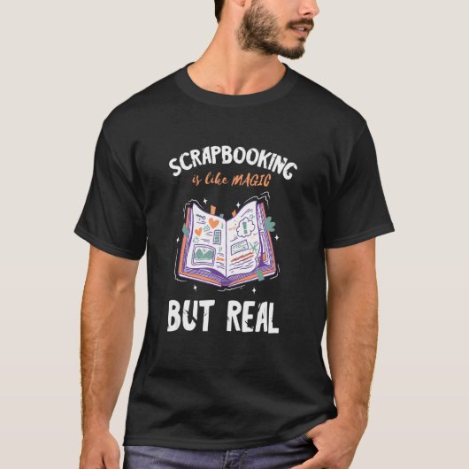 T-shirt Réservation de rebut comme Magic Scrapbooker Scrap (Devant)