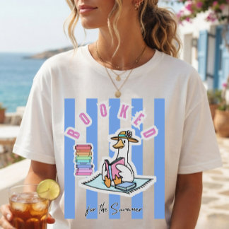 T-shirt Réservé pour l'amant de livre de lecture de canard