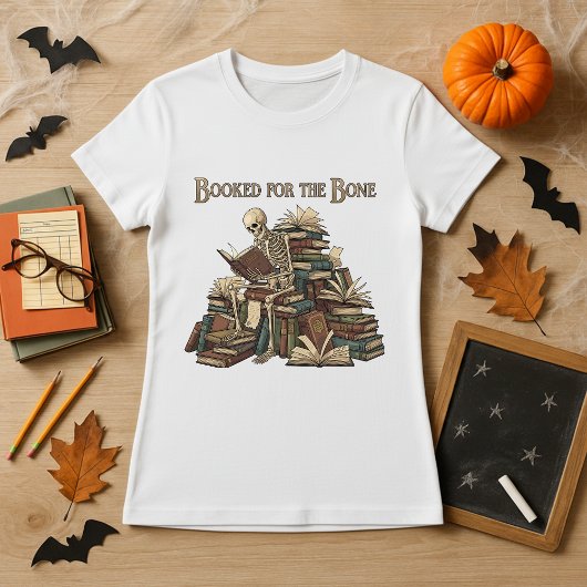 T-shirt Réservé pour le squelette d'Halloween enseignant d