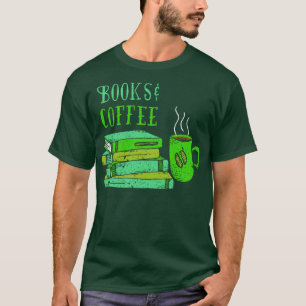 T-shirt Réserver Amateurs Livres Amateurs de café livre