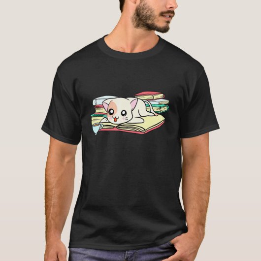 T-shirt Réserver Avec Un Chat Pour Lecteurs De Première Fo (Devant)