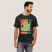 T-shirt Réserver Bookworm Librarian Lecture (Devant entier)