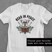 T-shirt Réserver Chemise d'Halloween Lire en paix