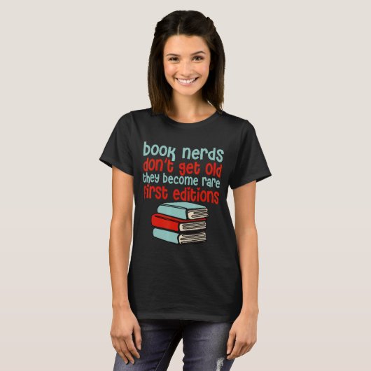 T-shirt Réserver Les Nerds ne vieillissent pas Ils devienn (Devant entier)