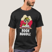 T-shirt Réserver Noodle Funny Cute Snake Lire un premier l (Devant)