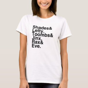 T-shirt Réservez les amis/amies S&L, T&J, R&E
