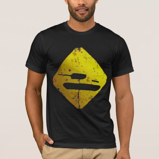 T-shirt réservoir crossing - yellow (Devant)