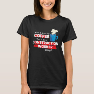 T-shirt Réservoir d'appréciation du travailleur de la cons