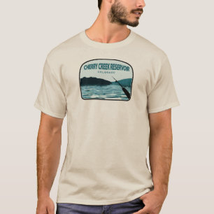 T-shirt Réservoir de Cherry Creek Colorado Rod de pêche