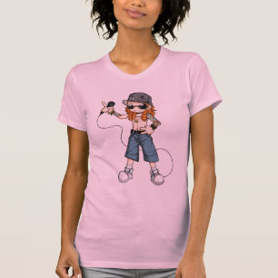 T-shirt Réservoir de filles de gomme de gomme de KaC