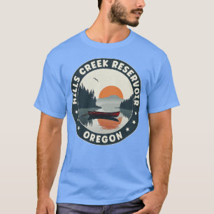 T-shirt Réservoir de Hills Creek Oregon Sunset