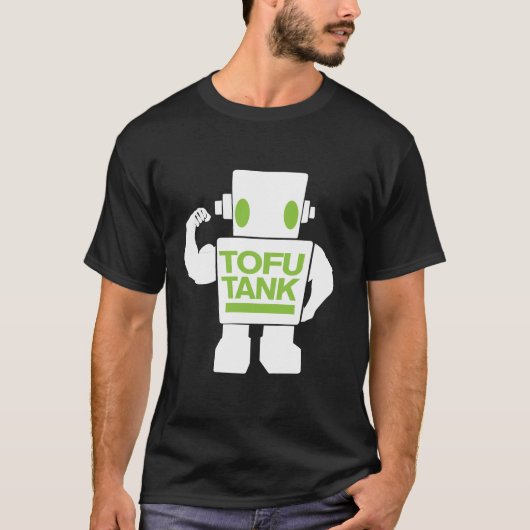 T-shirt Réservoir de tofu l'androïde de végétarien (Devant)