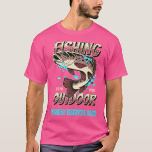 T-shirt Réservoir Dworshak, Idaho Top 100 Bass Fishing Lak
