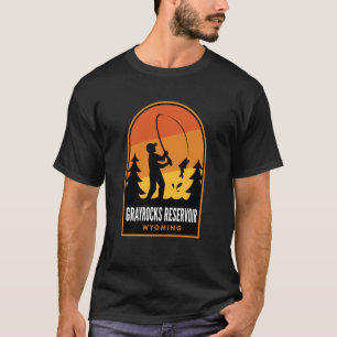 T-shirt Réservoir Grayrocks Wyoming Pêche