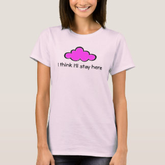 T-shirt Réservoir rose de nuage
