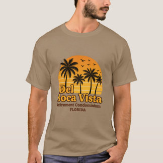 T-shirt Résidence de retraite Del Boca Vista Floride Rétr