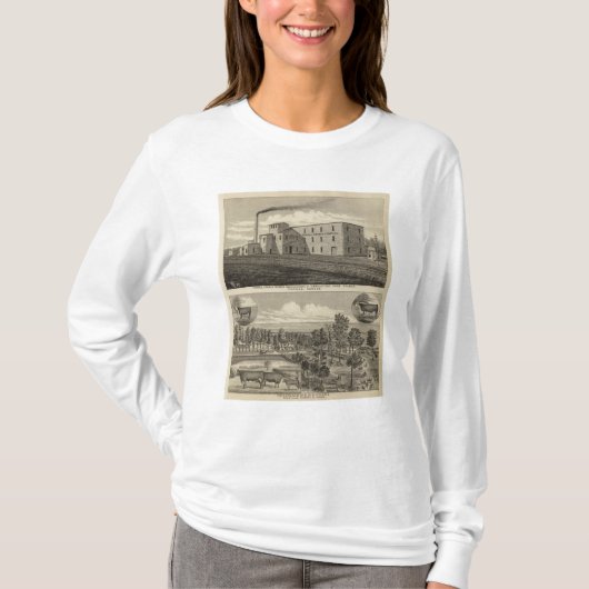 T-shirt Résidence de Worksand d'amidon de Topeka de DM (Devant)