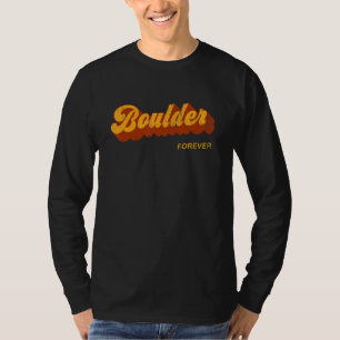 T-shirt Résident à vie de Boulder Co Colorado Local Boulde