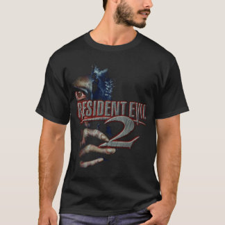 T-shirt Resident Evil 2 Rétro Vintage Jeu Vidéo Bo Art fu