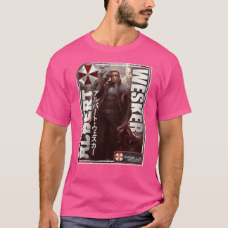 T-shirt Resident Evil Albert Wesker Art de jeu vidéo rétro