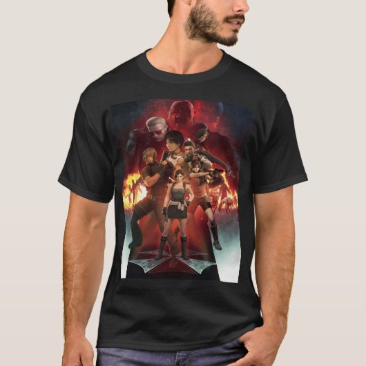 T-shirt resident evil gift friends (Devant)