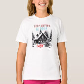 T-SHIRT RÉSIDEZ DANS VOTRE CABANE (Devant)