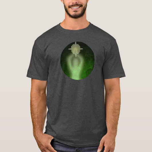 T-shirt Résilience luminescente Vert (Devant)