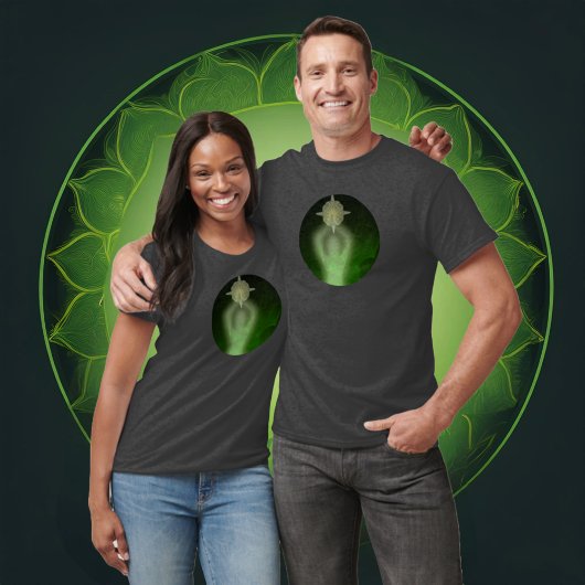 T-shirt Résilience luminescente Vert
