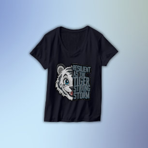 T-shirt Résilient comme un tigre