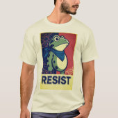 T-shirt Resist Frog Portland Frog Protest (Devant)