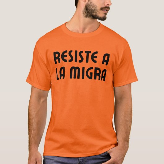 T-shirt Resist ICE Spanish Language Protest (Devant)