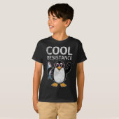 T-shirt Résistance Cool subtile Tarifs de pingouin protest (Devant entier)