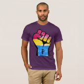 T-shirt Résistance de la fierté pan (Devant entier)