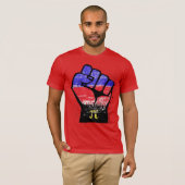 T-shirt Résistance de la fierté poly (Devant entier)
