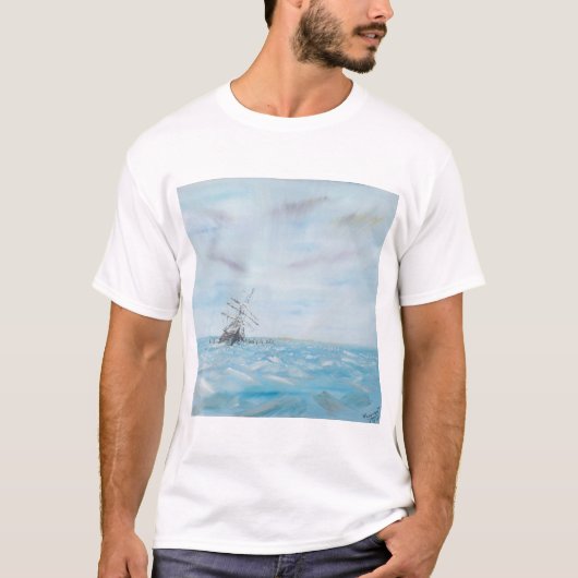 T-shirt Résistance emprisonnée par la glace antarctique. (Devant)