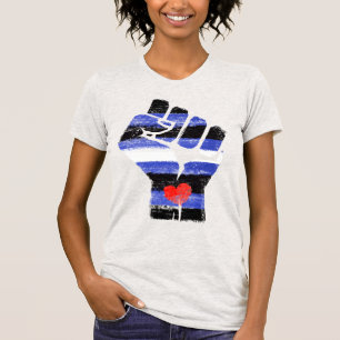 T-shirt Résistance en cuir