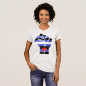 T-shirt Résistance en cuir (Devant entier)