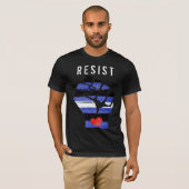 T-shirt Résistance en cuir (Devant entier)