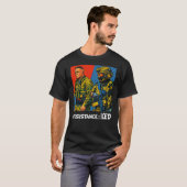 T-SHIRT RÉSISTANCE : GLACÉ (Devant entier)