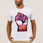 T-shirt Résistance lesbienne (Devant)