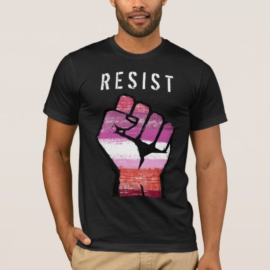 T-shirt Résistance lesbienne (Devant)