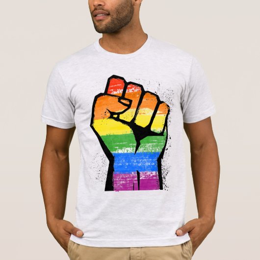 T-shirt Résistance LGBT (Devant)