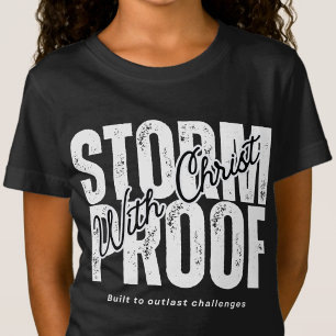 T-Shirt Résistant aux tempêtes avec le Christ