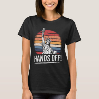 T-shirt Résiste Statue De La Liberté Mains Hors Prot