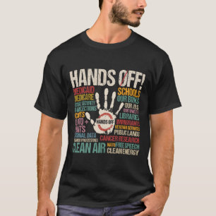 T-shirt Résiste Statue De La Liberté Mains Hors Prot