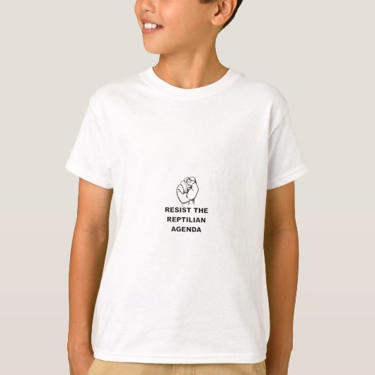 T-shirt Résister À L'Agenda Républicain (Devant)