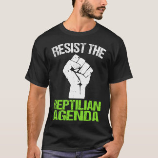 T-shirt Résister À L'Agenda Républicain Pour La Chemise