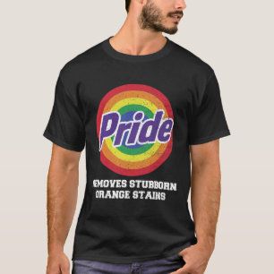 T-shirt Résister à Trump Supprimer Têtu Orange Tendance M