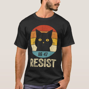 T-shirt Résister Anti Trump Tee Retro Résister Anti Trump 