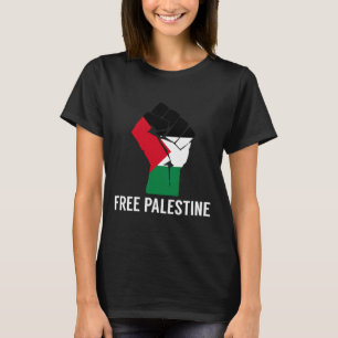 T-shirt Résister au drapeau palestinien - Libérez la Pales